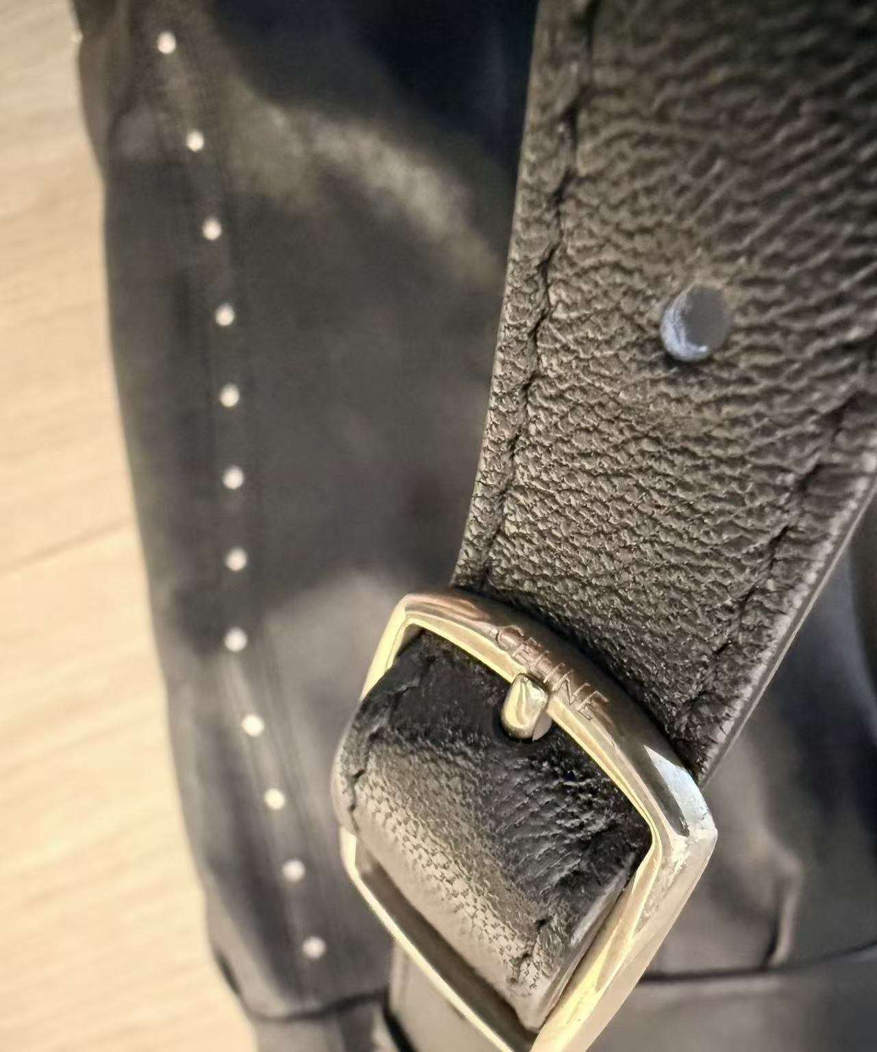 Celine 19SS Studded Soft Bucket Bag