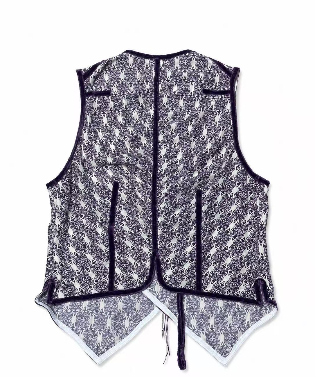 Number (N)ine AW09 “ A Closed Feeling”  Runway Piece  by Takahiro Miyashita Silk Vest
