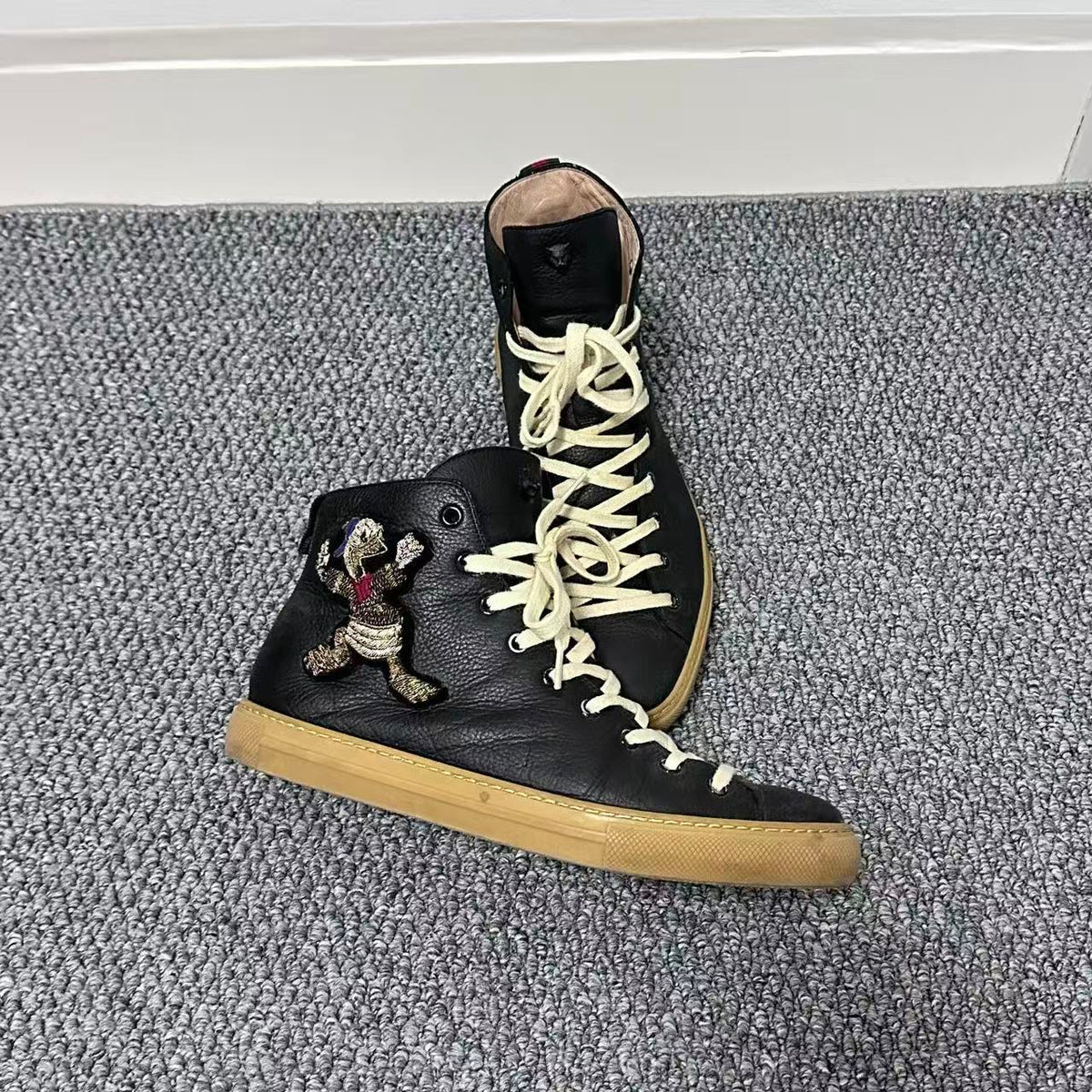 Gucci Donald Duck High Top Sneakers