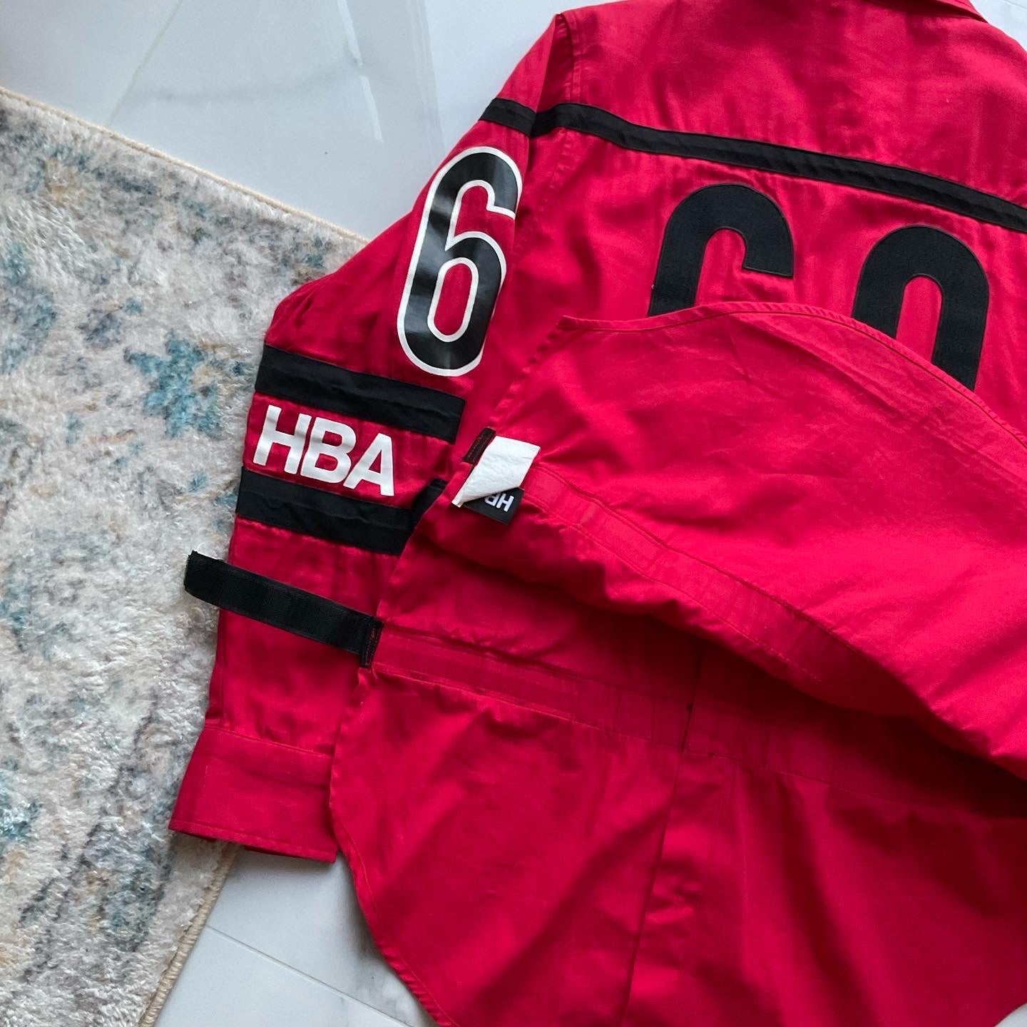 Hood by air 69 red shirt