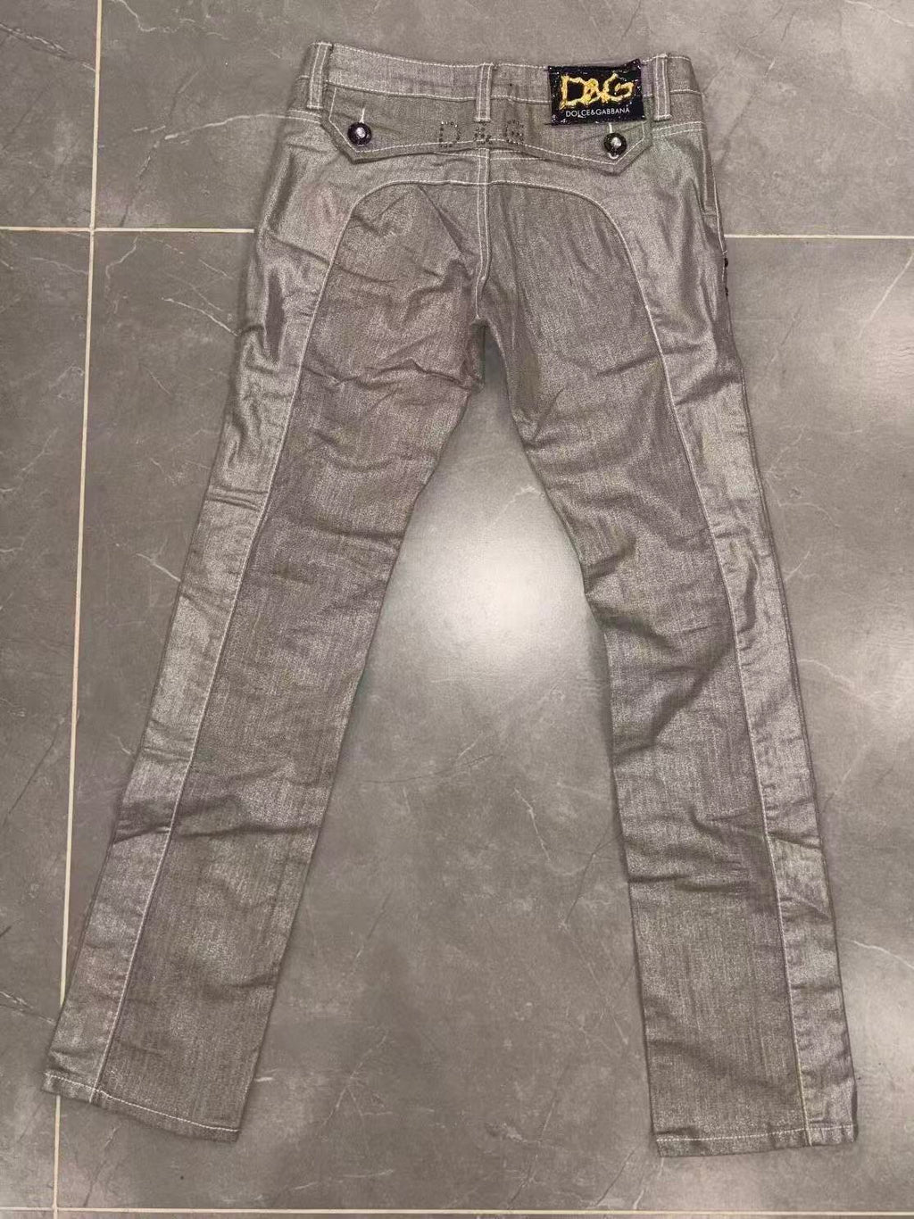 Dolce&Gabbana 00s Coated Jeans