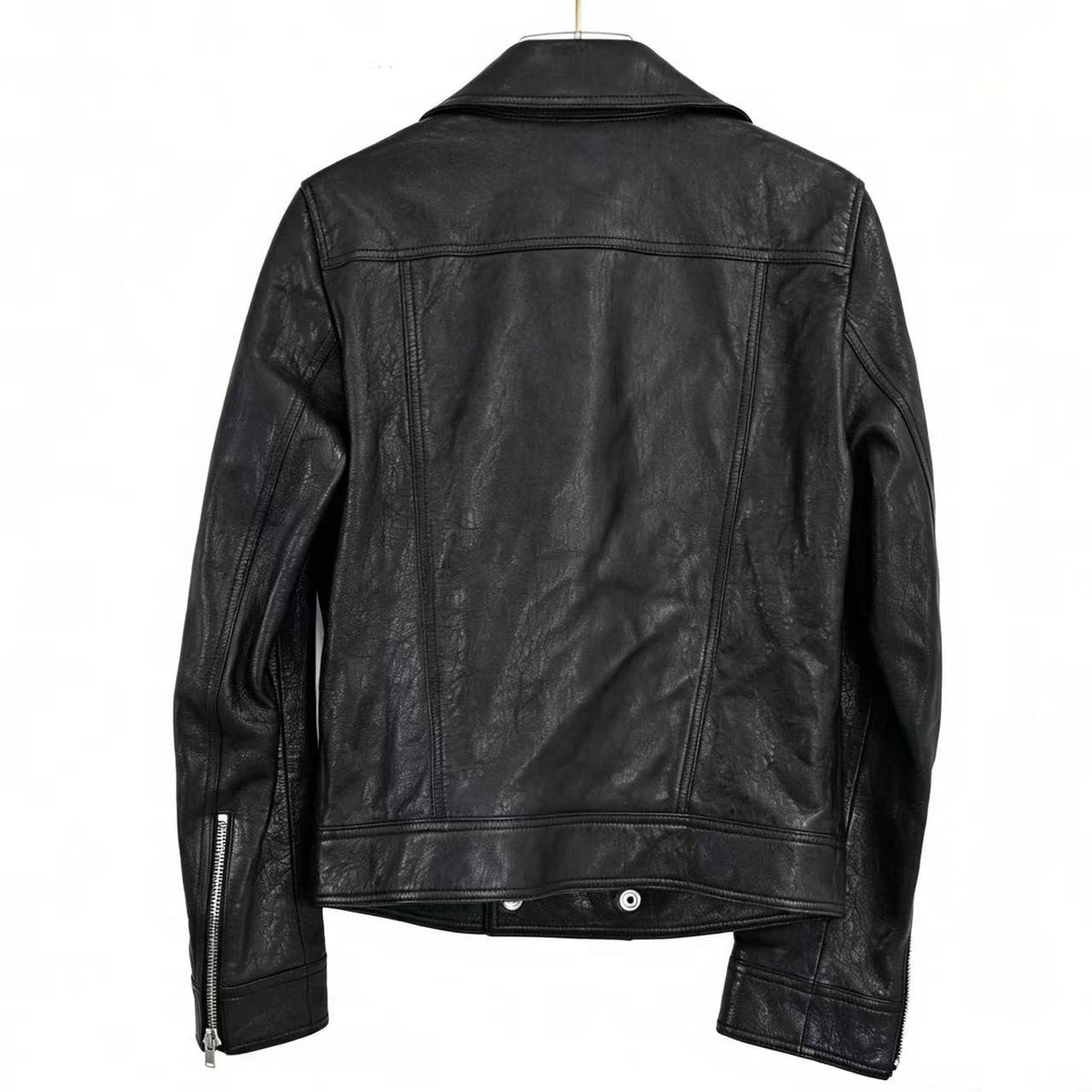 Saint Laurent 15FW Pin Badge Leather Biker Jacket