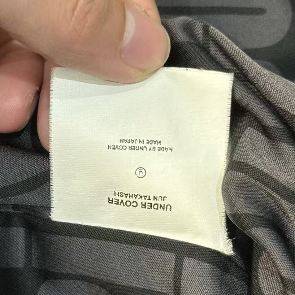 Undercover 02AW Teddy Bear Velour Bomber Jacket