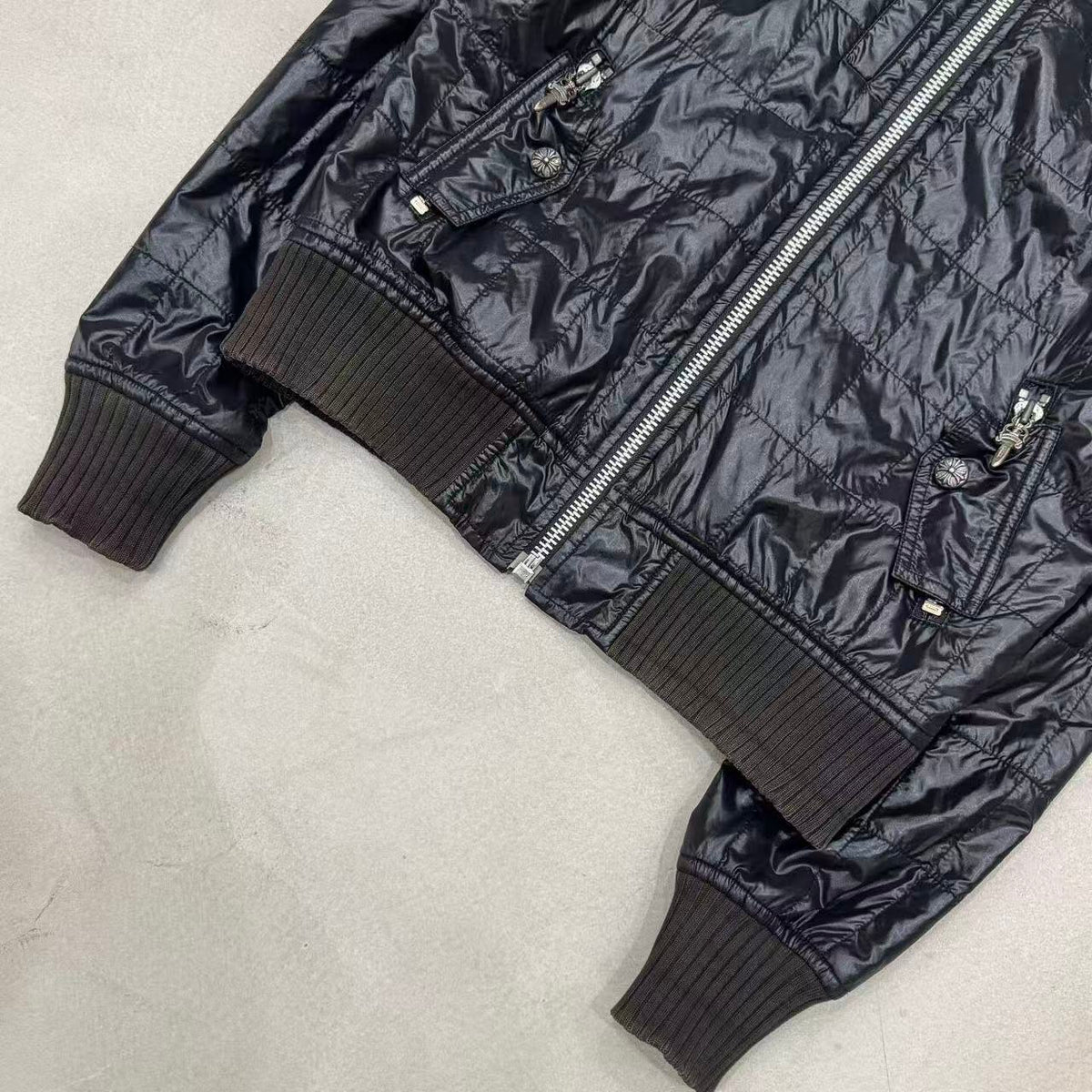 Chrome Hearts BS Fleur Quilted Puffer Jacket