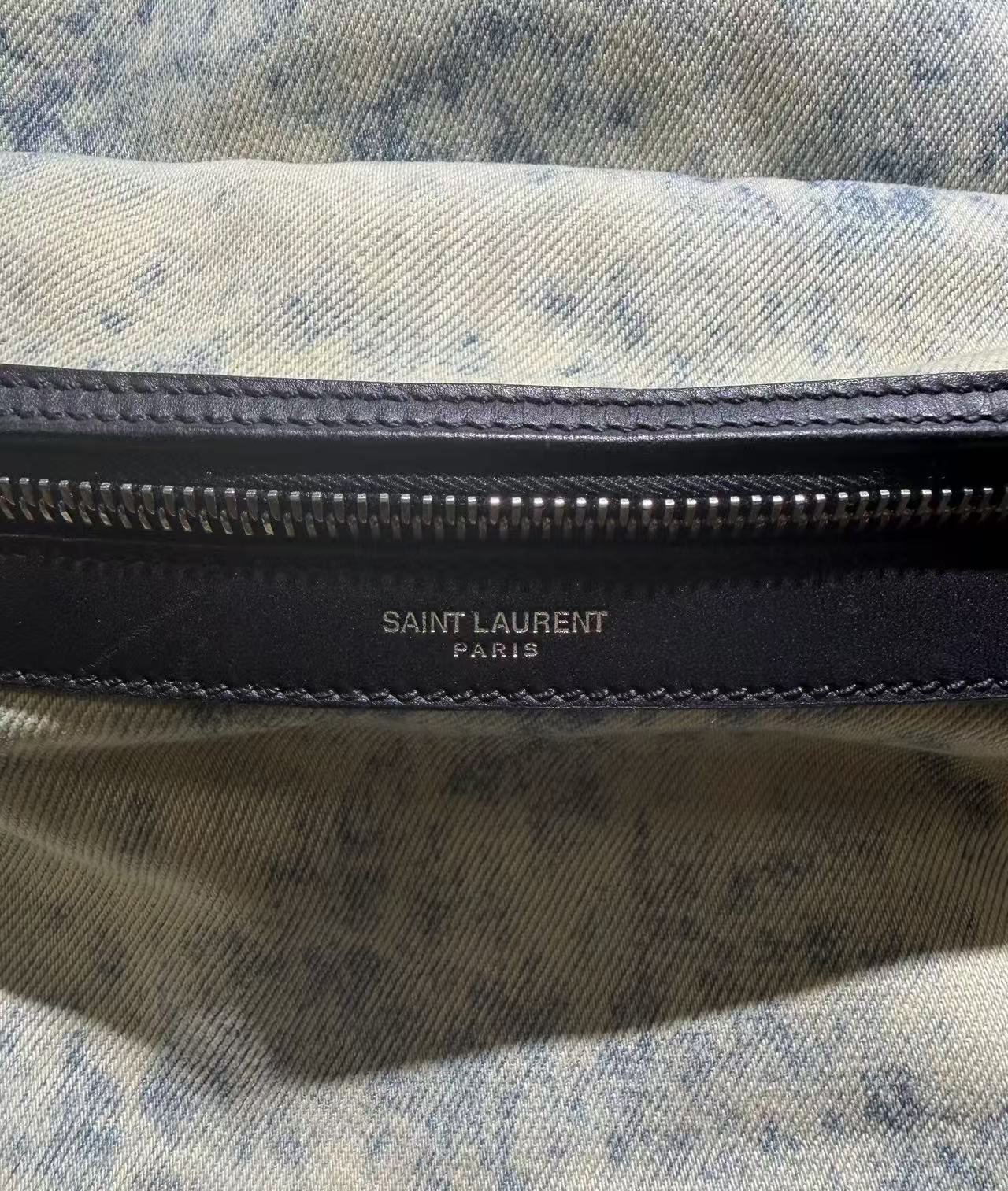 Saint Laurent Acid Wash City Backpack