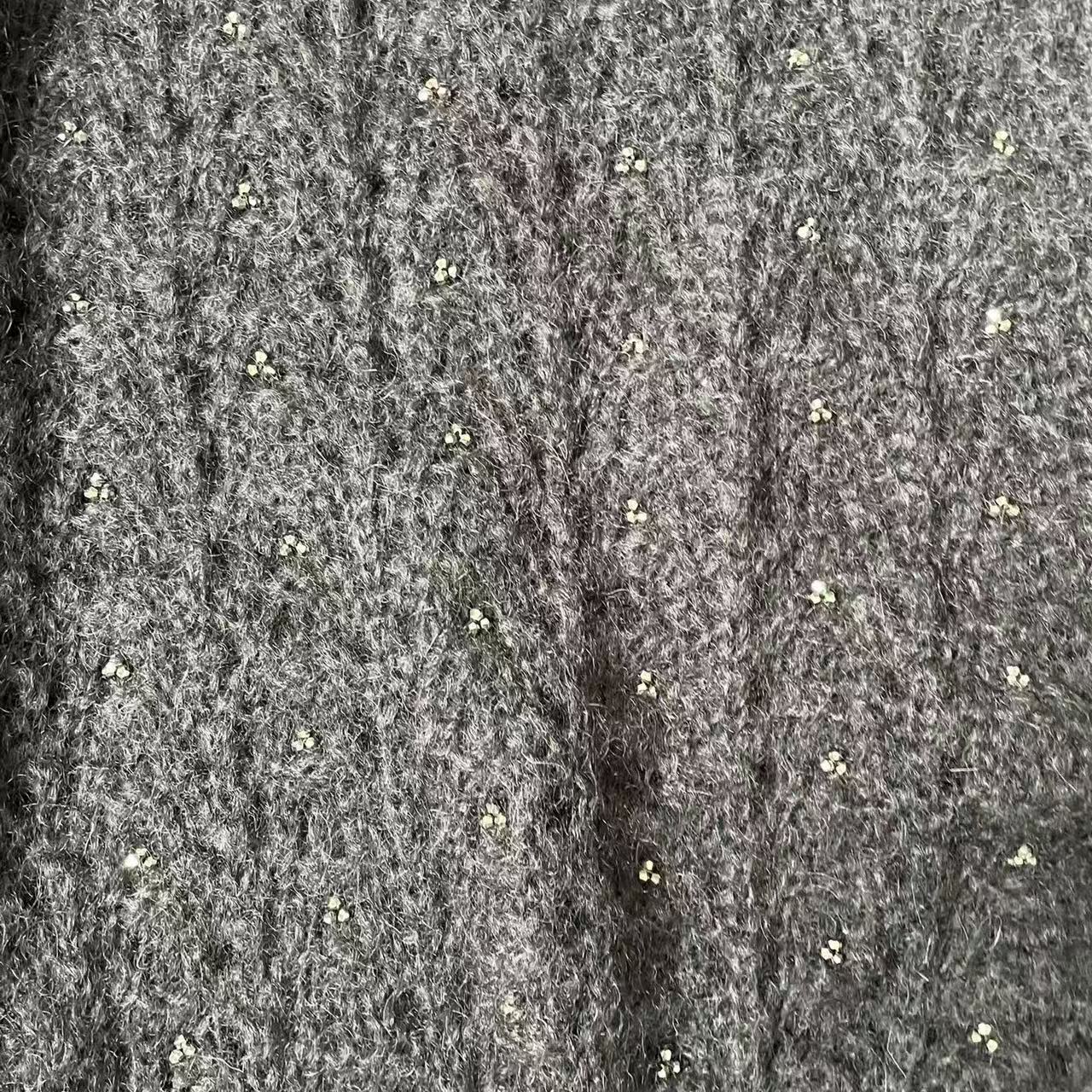 Saint Laurent 15FW Cable Knit Mohair Sweater