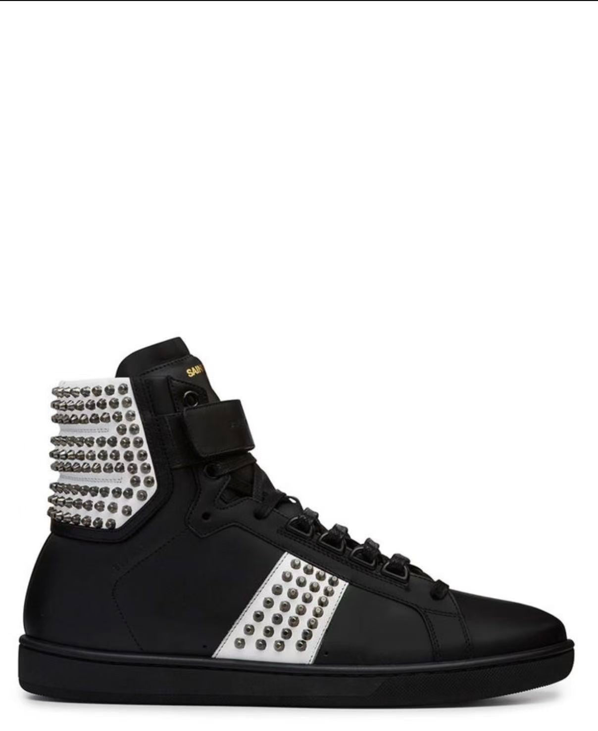 saint laurent 14aw high top sneakers