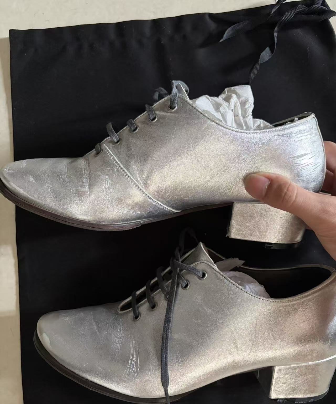 Dior Homme 07ss Silver Tango Boots