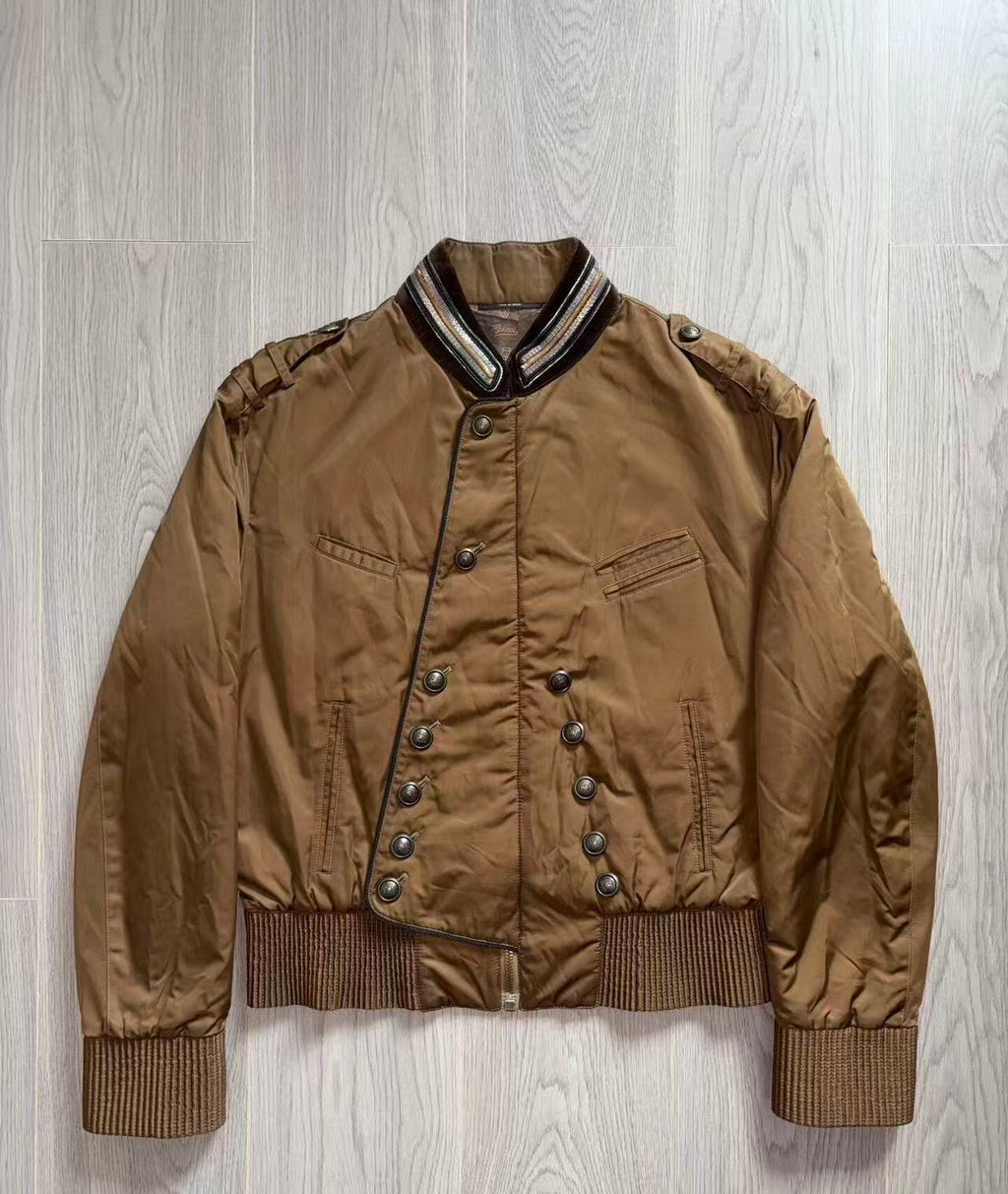 Gucci by Frida Giannini 2008AW Runway Double Breasted Ma-1 Bomber