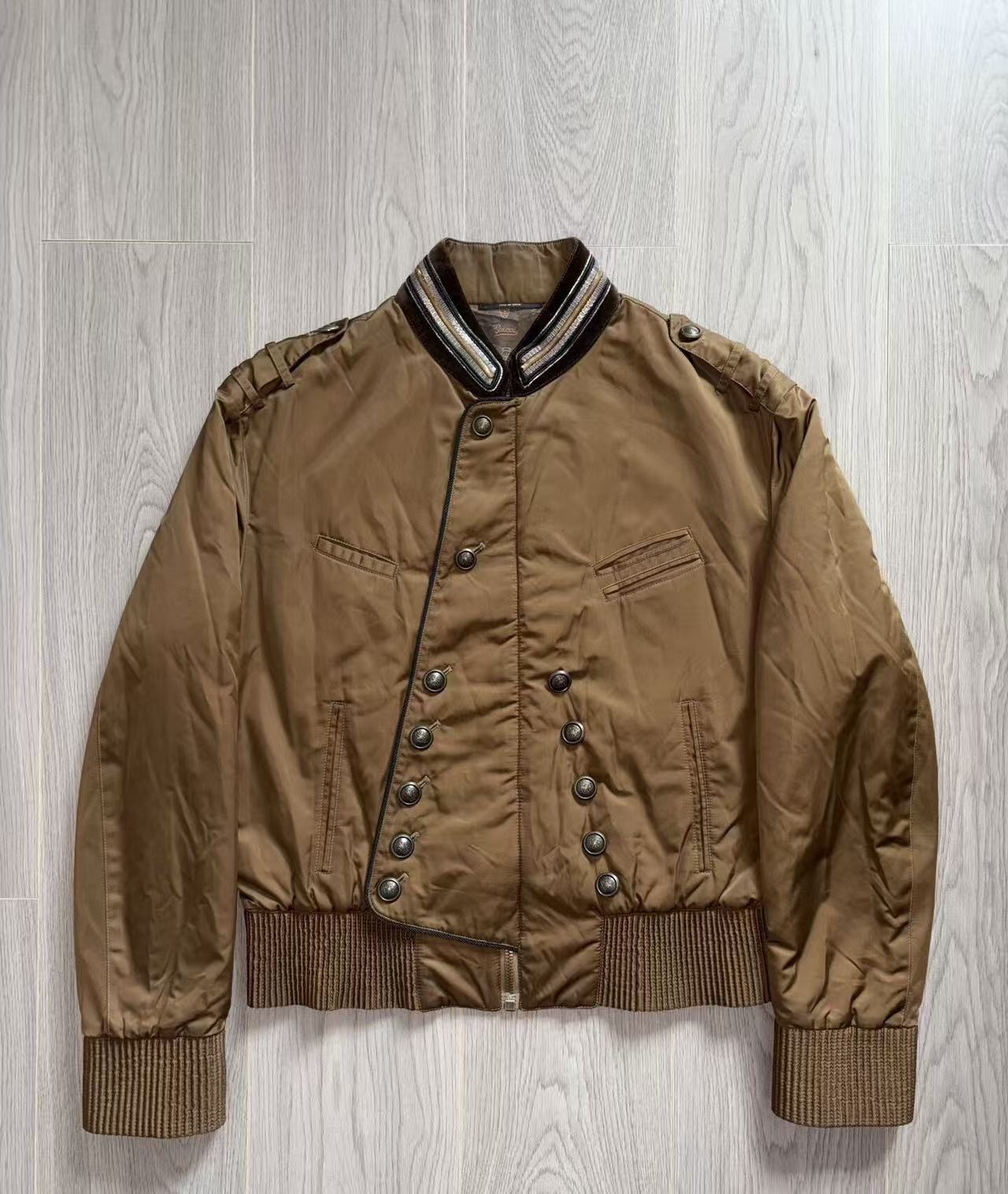 Gucci by Frida Giannini 2008AW Runway Double Breasted Ma-1 Bomber