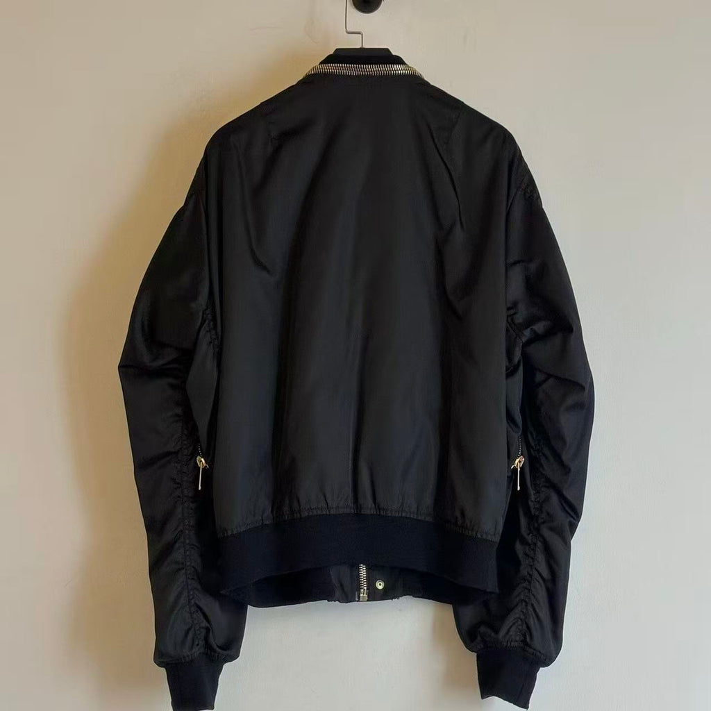Alexander McQueen 14FW Multi‑Zip Bomber Jacket