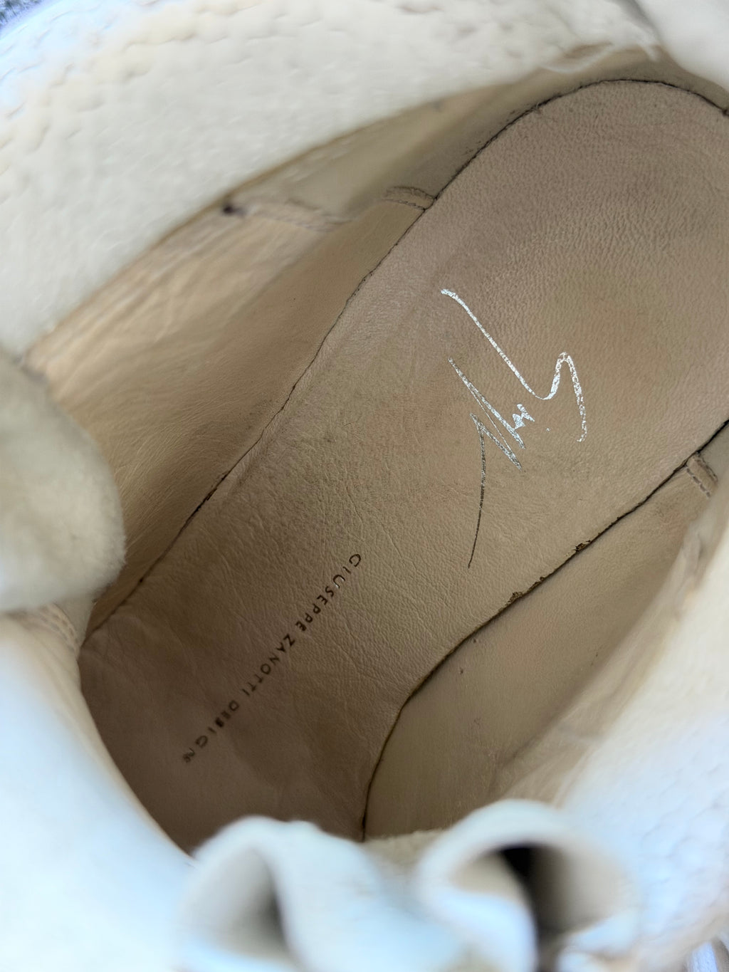 giuseppe zanotti wedge sneakers