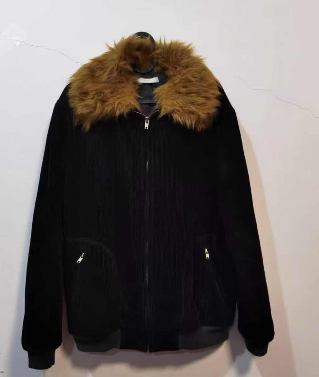 Number Nine 02FW Rabbit Fur Cord Jacket