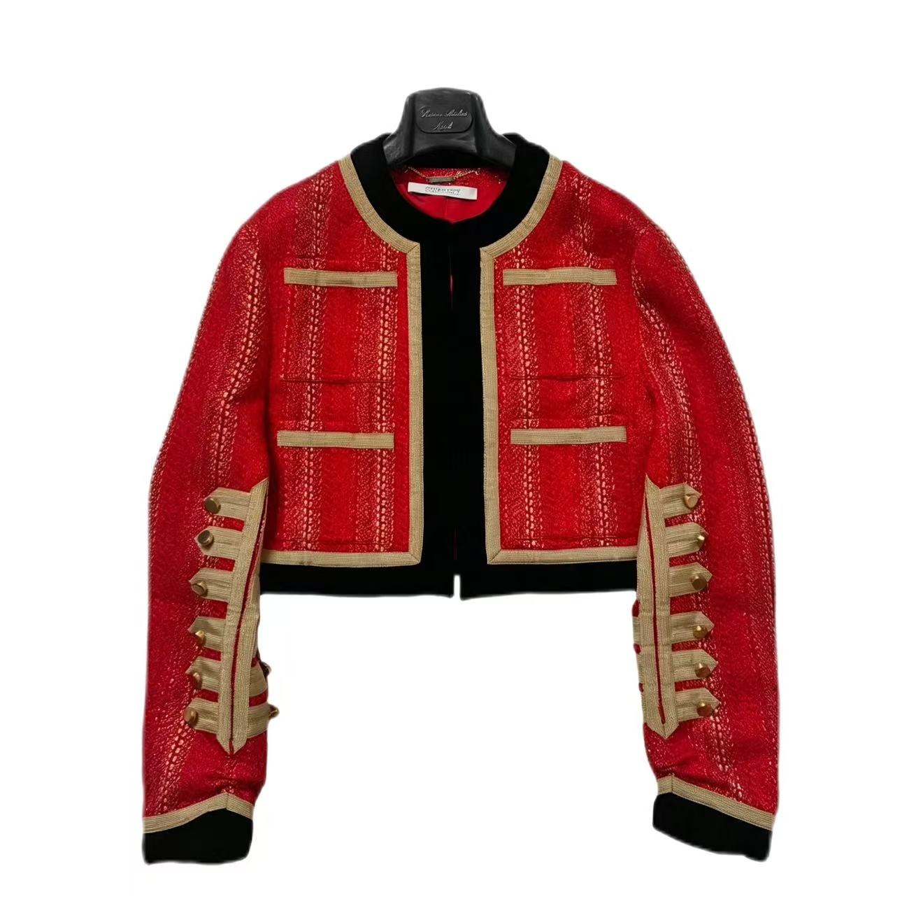 Givenchy 16AW Cropped Military Jacket