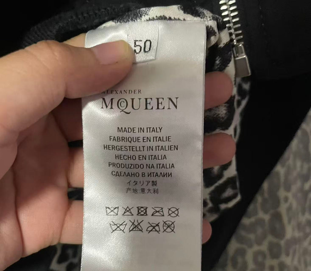 Alexander Mcqueen leopard jacket