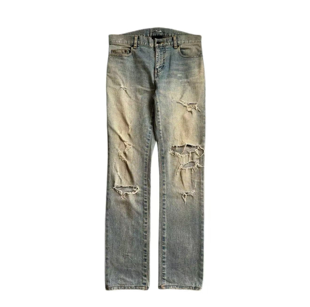 Saint Laurent 15AW Distressed Denim