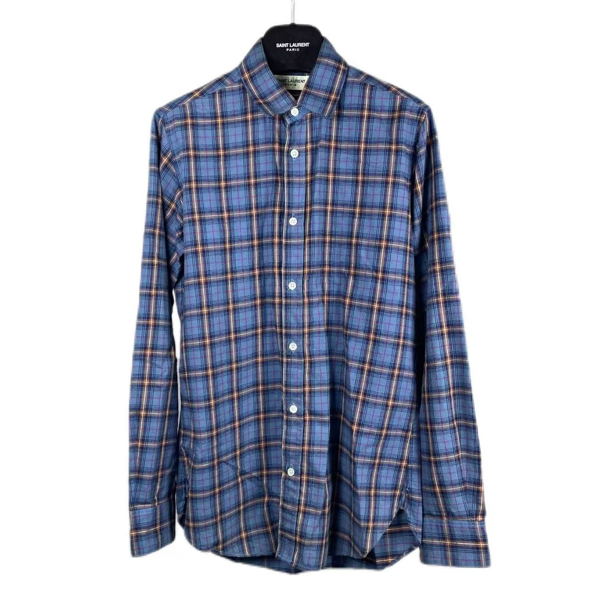 Saint Laurent 16AW Plaid Flannel Shirt