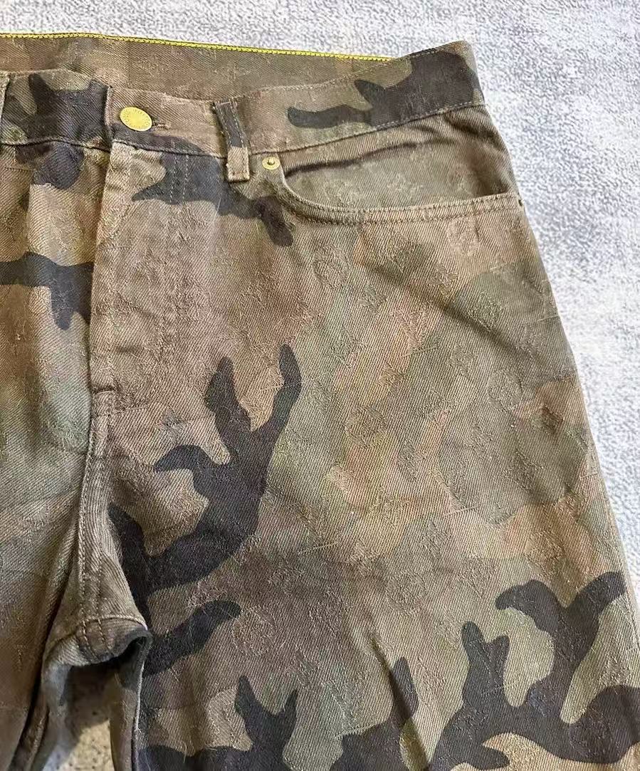 Louis Vuitton Supreme 17AW Camo Jeans