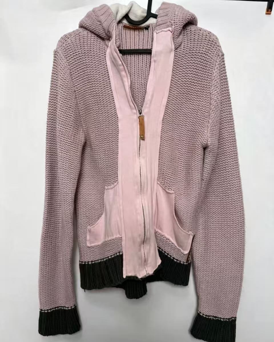PRADA Knitted Zipper hoodie