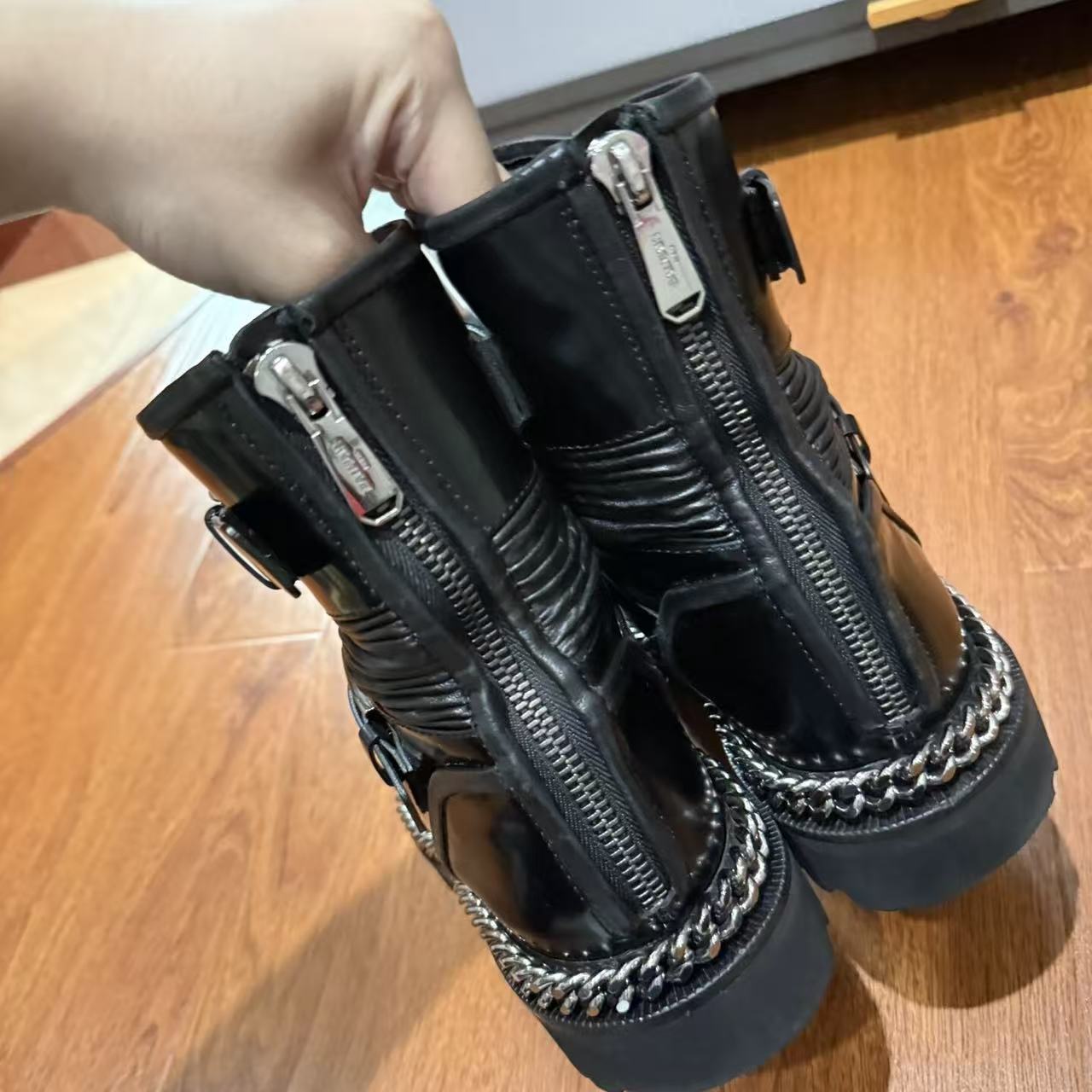 Balmain Homme Black Ranger Boots
