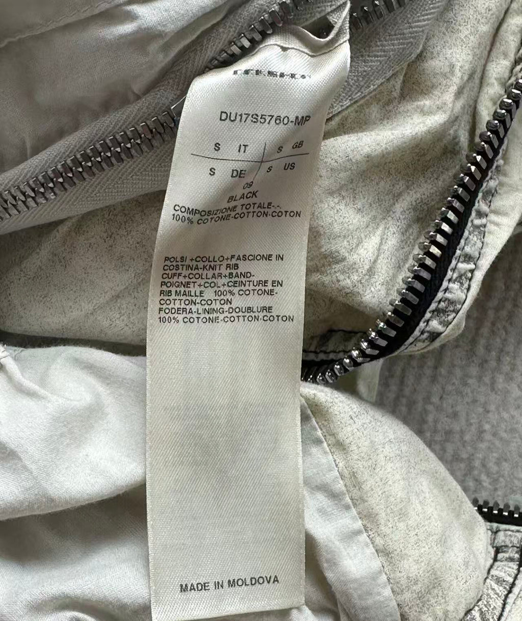 Rick Owens Drkshdw Washed Cotton MA-1 Bomber Jacket