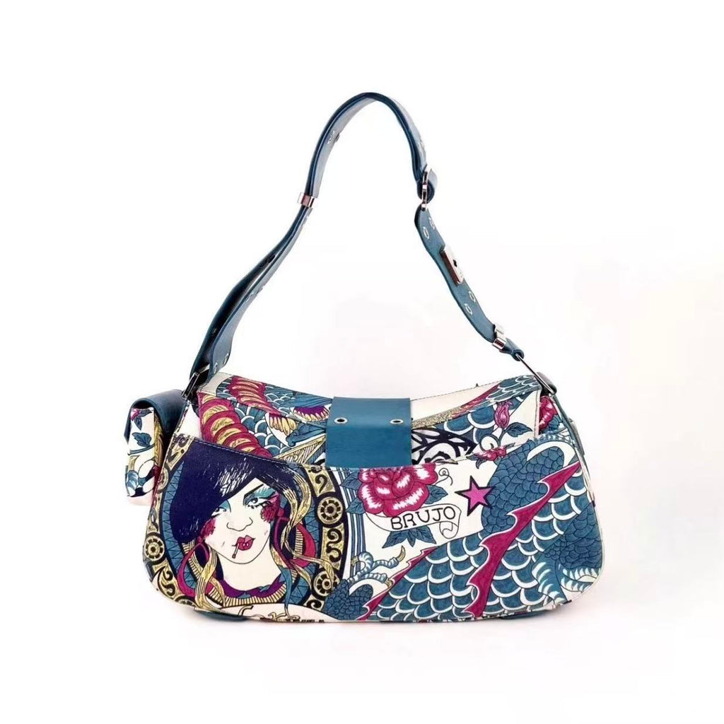 Christian Dior By John Galliano Loves John Columbus Street Chic Handbag