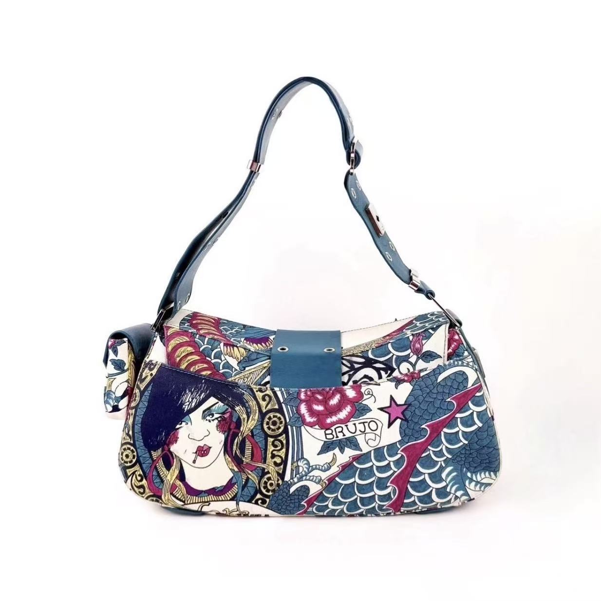 Christian Dior By John Galliano Loves John Columbus Street Chic Handbag