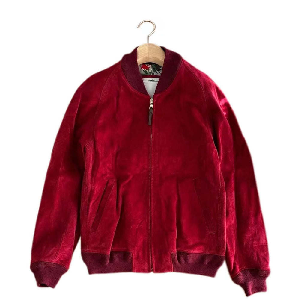 Visvim 14AW Suede Varsity Jacket