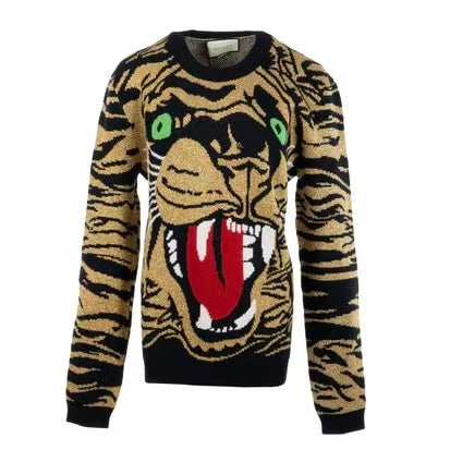 Gucci 19SS Tiger Jacquard Sweater