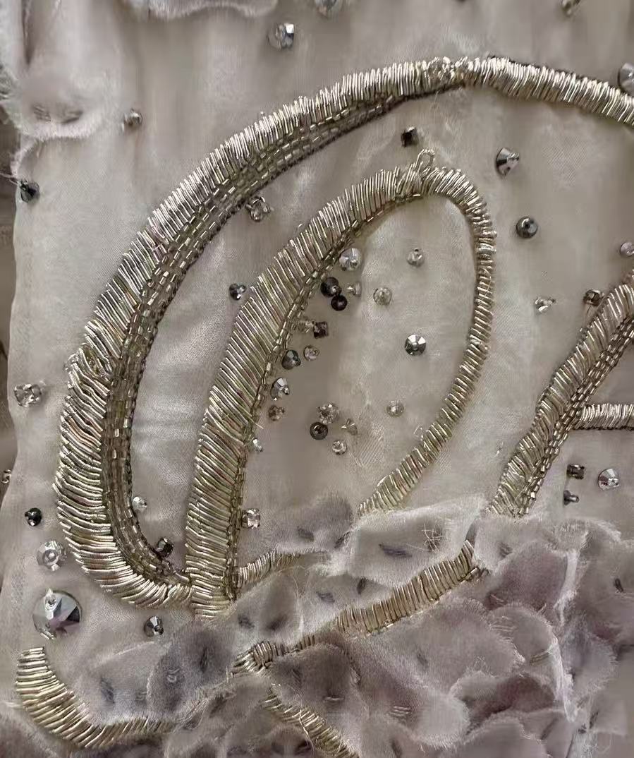 Amiri 23SS Pegasus Embellished Shrunken Bomber Jacket