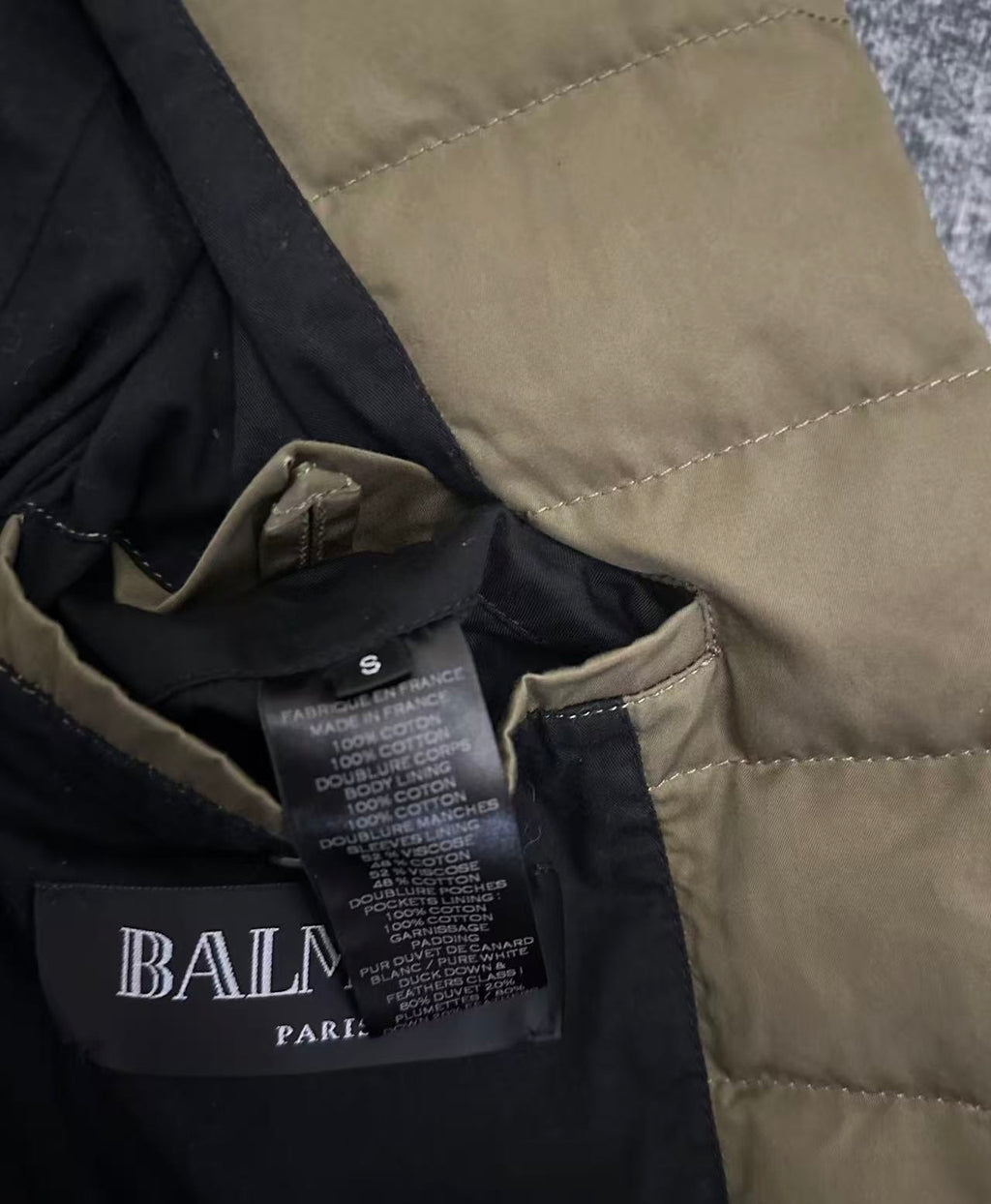 Balmain 14fw Quilted Biker Hooded Down Jacket