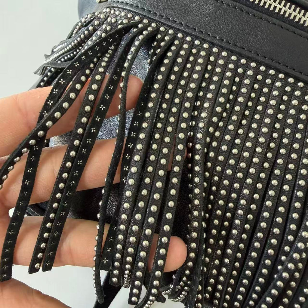 Saint Laurent City Fringe Backpack