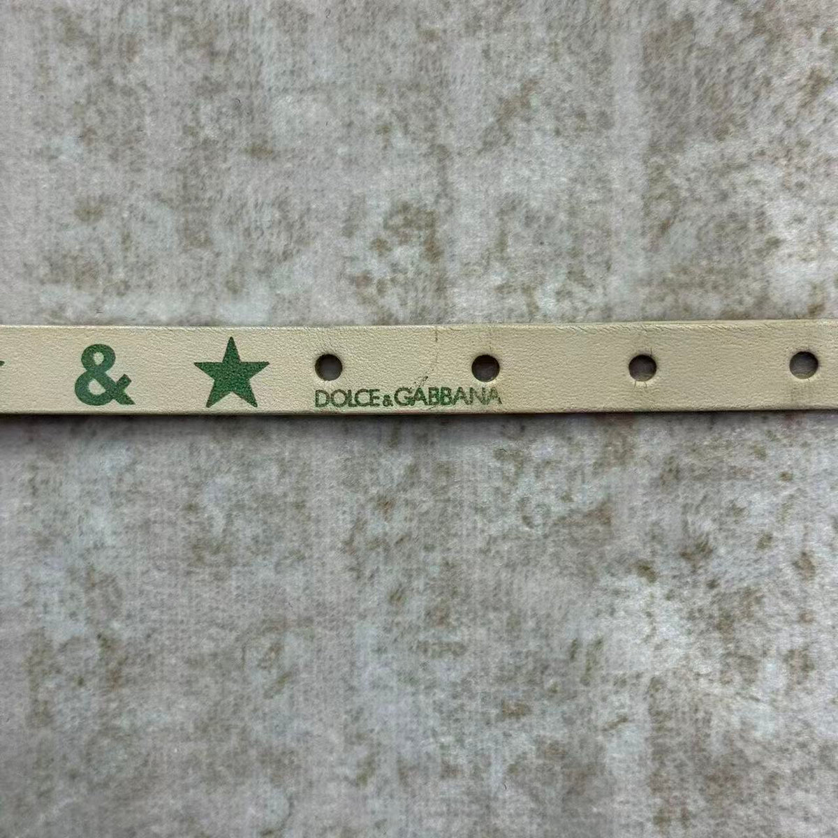 Dolce&Gabbana Star Print Belt