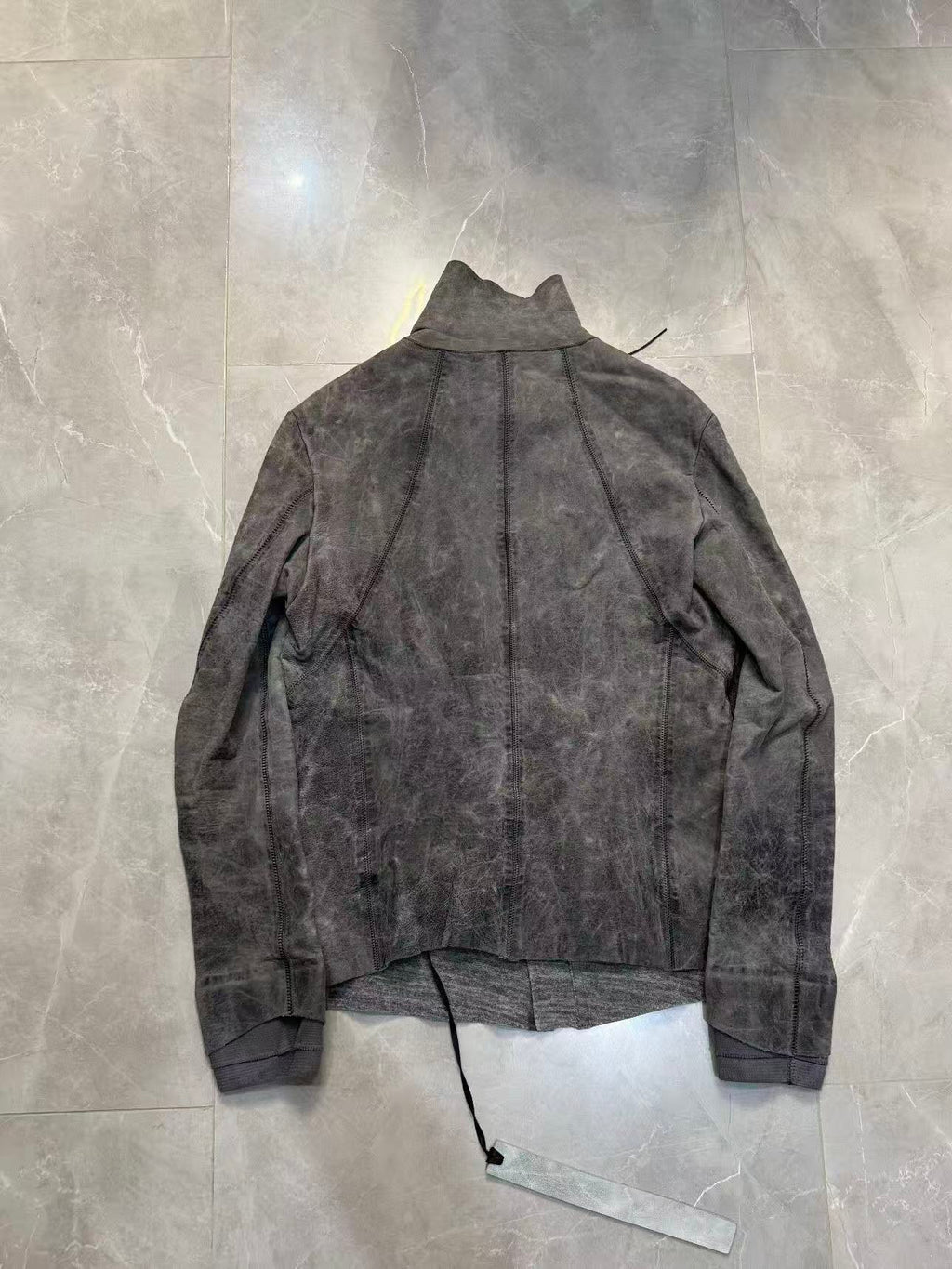 Isaac Sellam Experience High Neck Leather Jacket