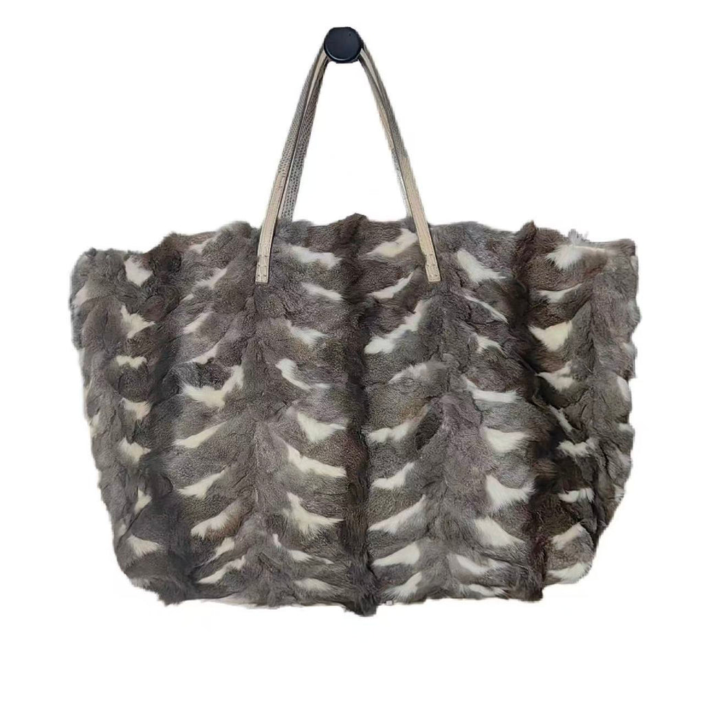 Fendi snakeskin chincella fur bag