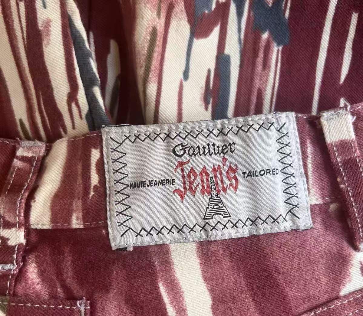 Jean Paul Gaultier 1998aw blood drip jeans