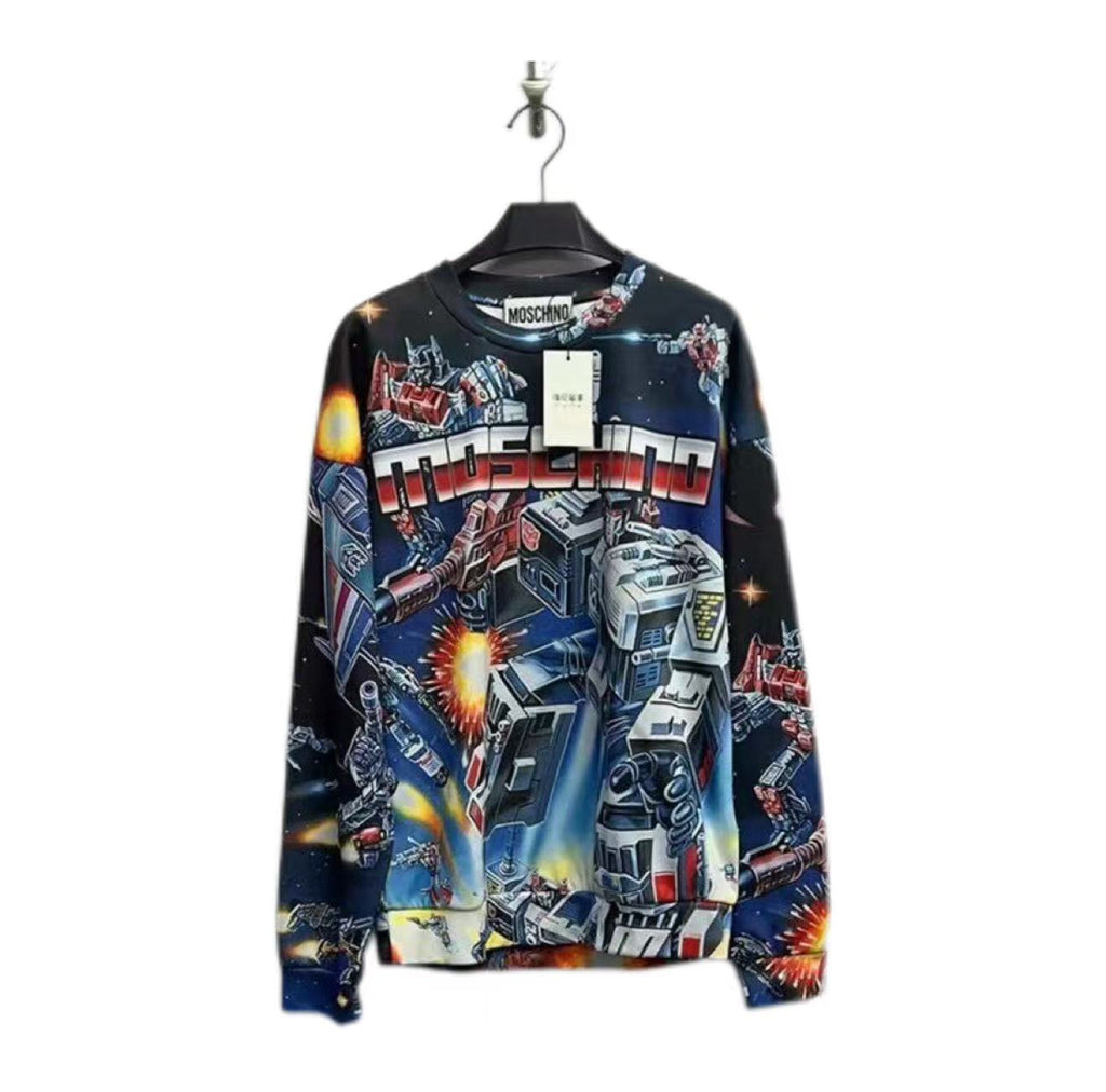 Moschino 17FW Transformers Print Sweatshirt