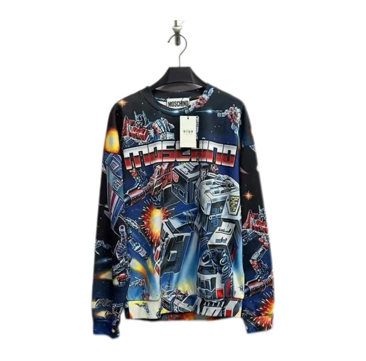 Moschino 17FW Transformers Print Sweatshirt