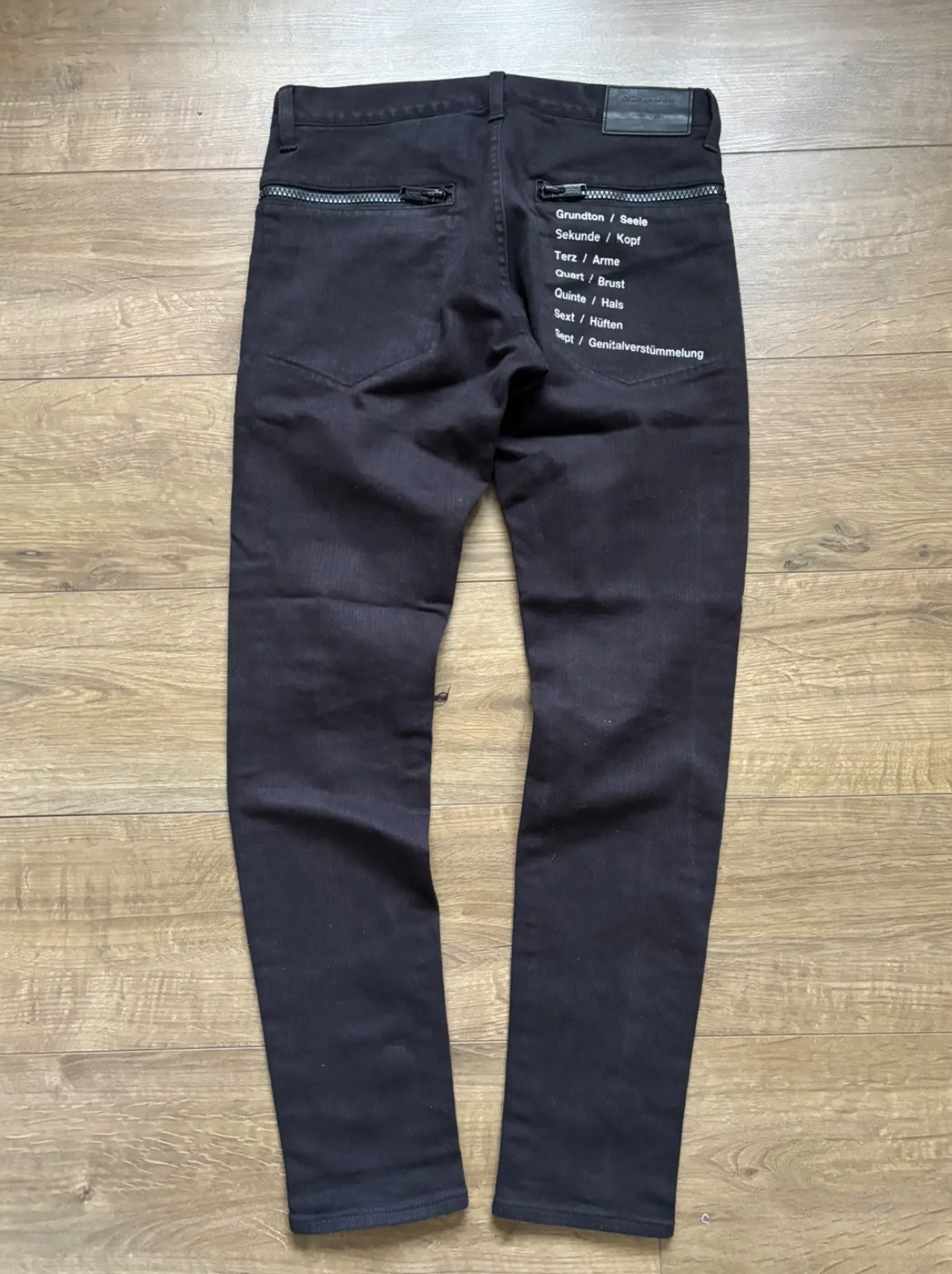 Undercover x Jun Takahshi slim fit jeans