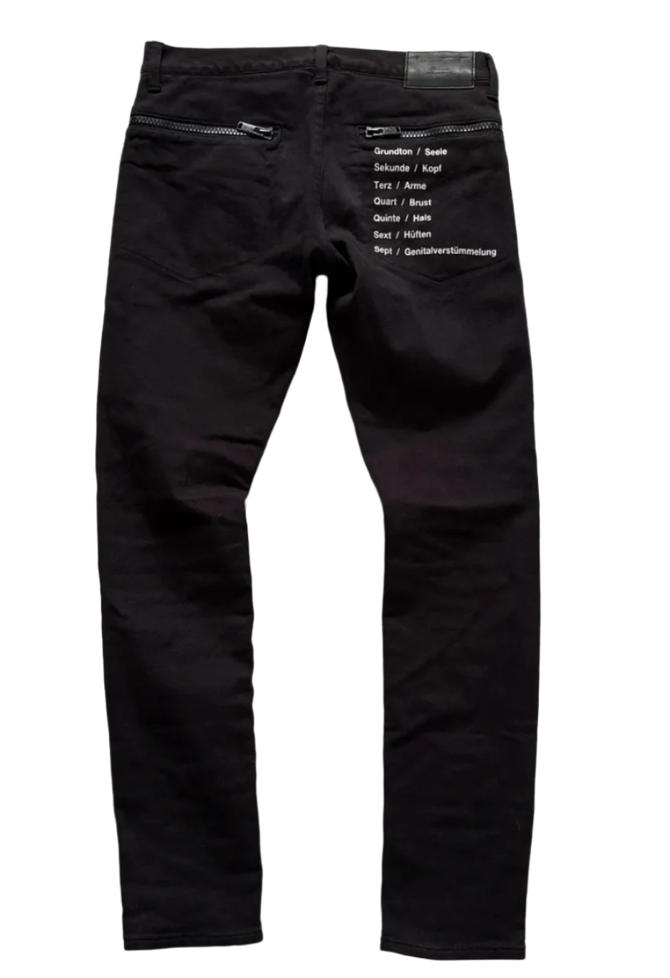 Undercover x Jun Takahshi slim fit jeans