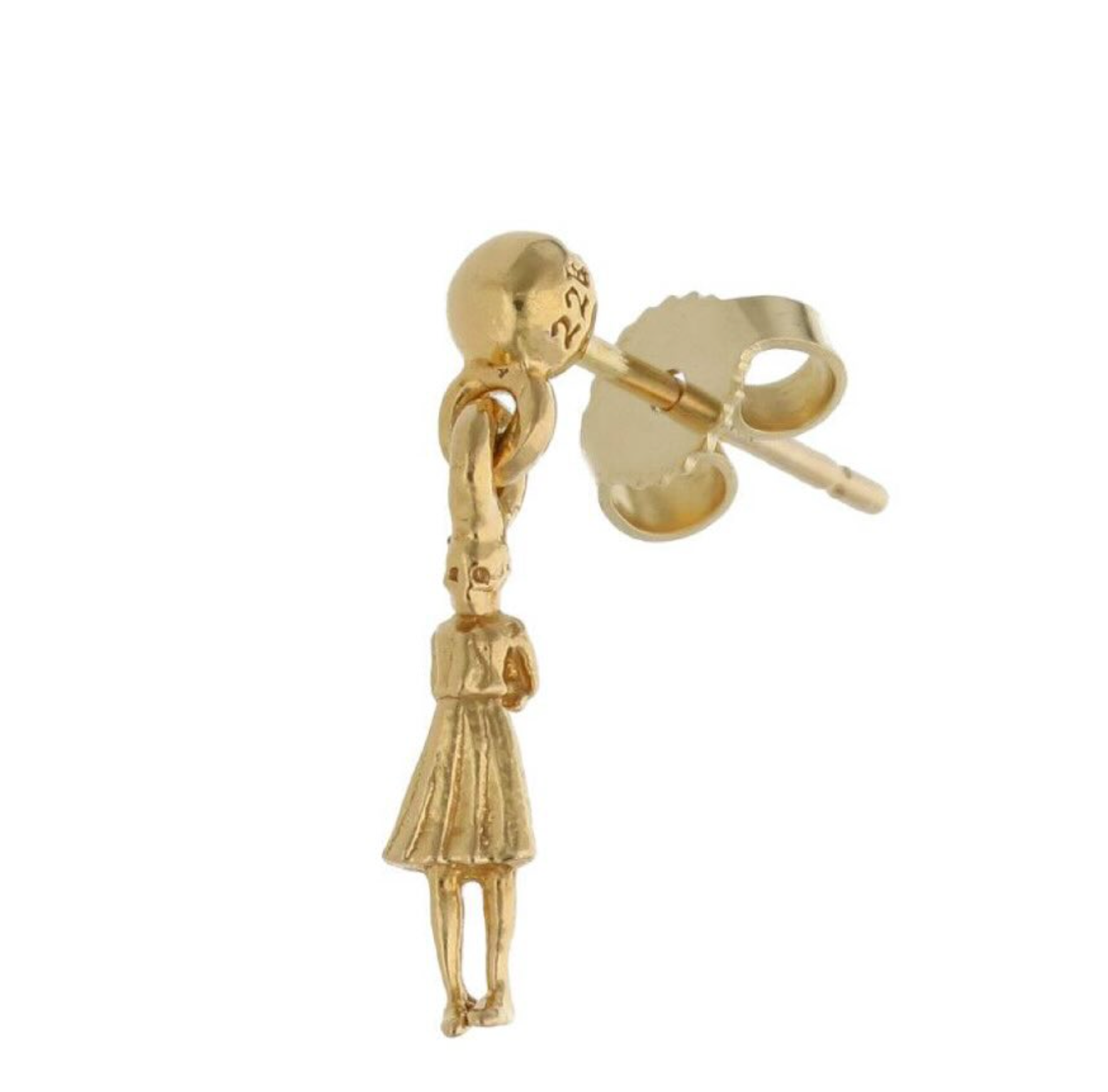 Chrome Hearts foti skippy 22k earring