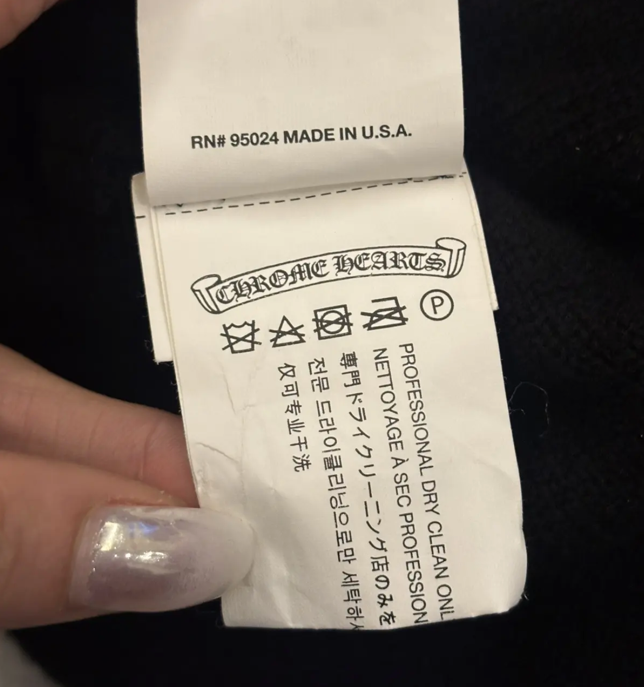 Chrome Hearts triple stars beanie