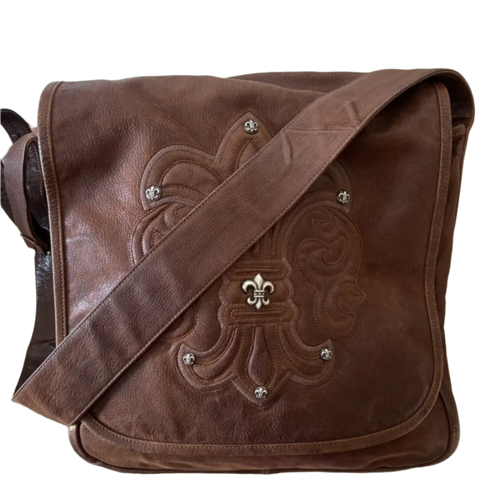 Chrome Hearts vintage archived Leather cross-body