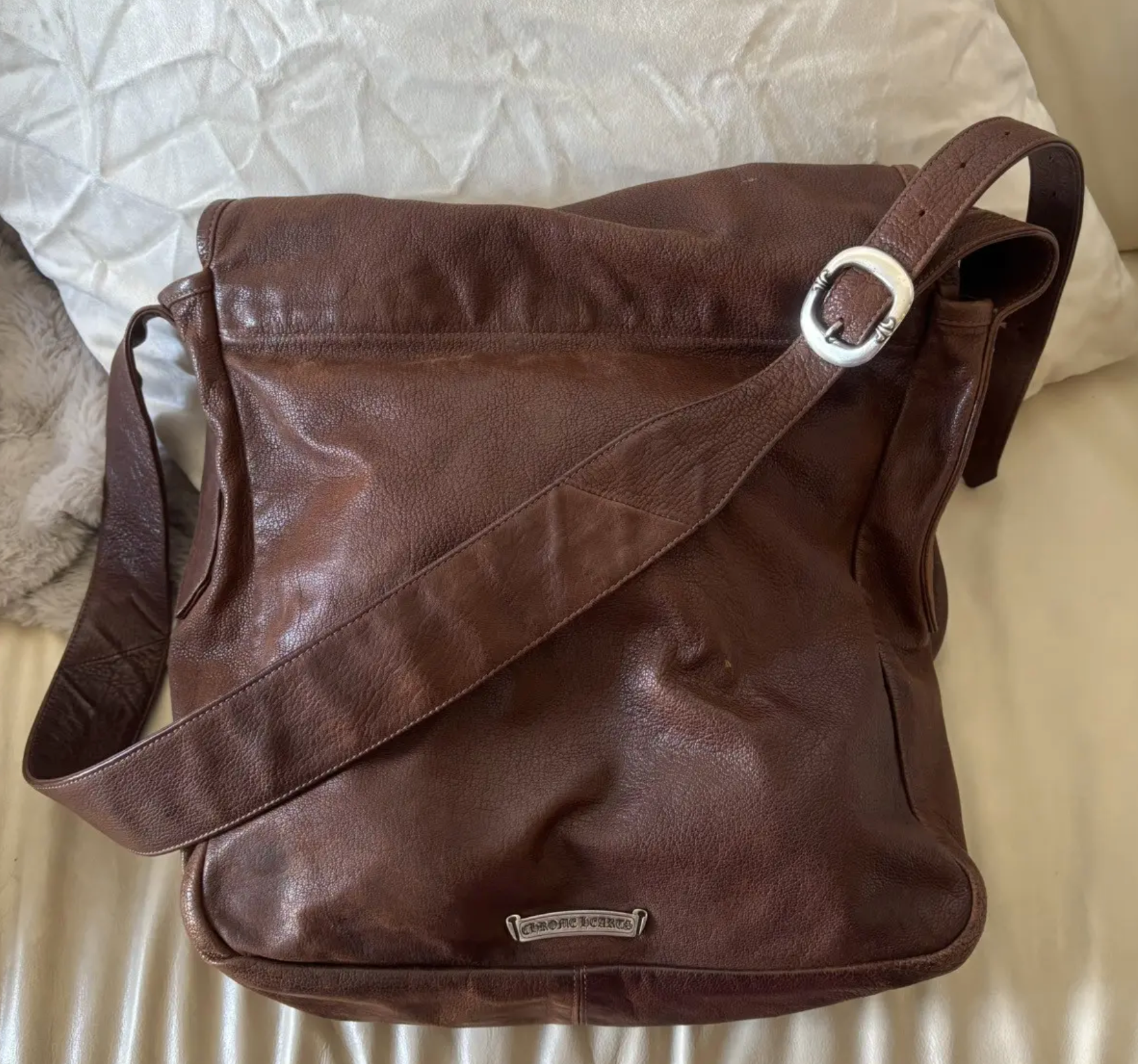 Chrome Hearts vintage archived Leather cross-body