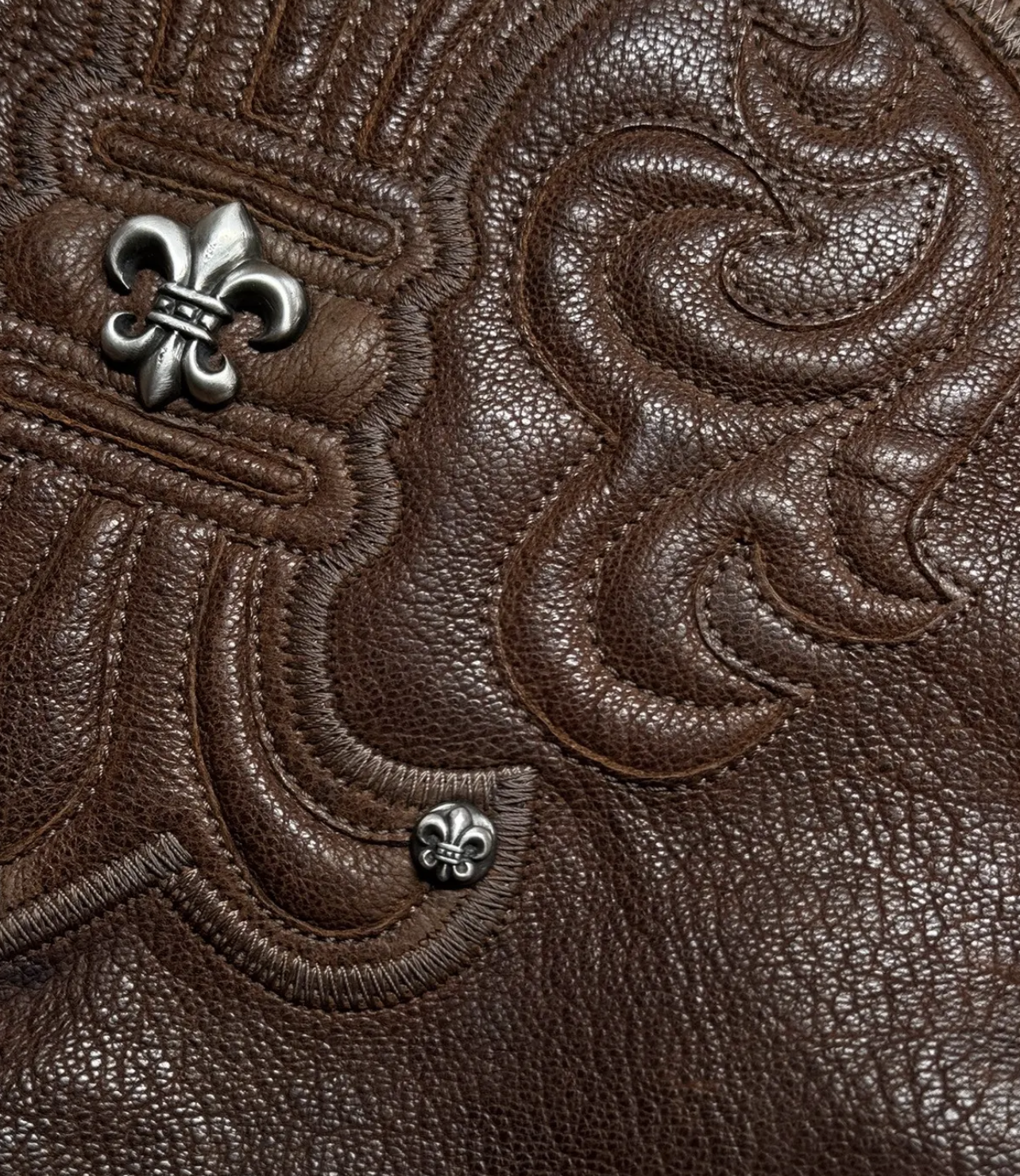 Chrome Hearts vintage archived Leather cross-body