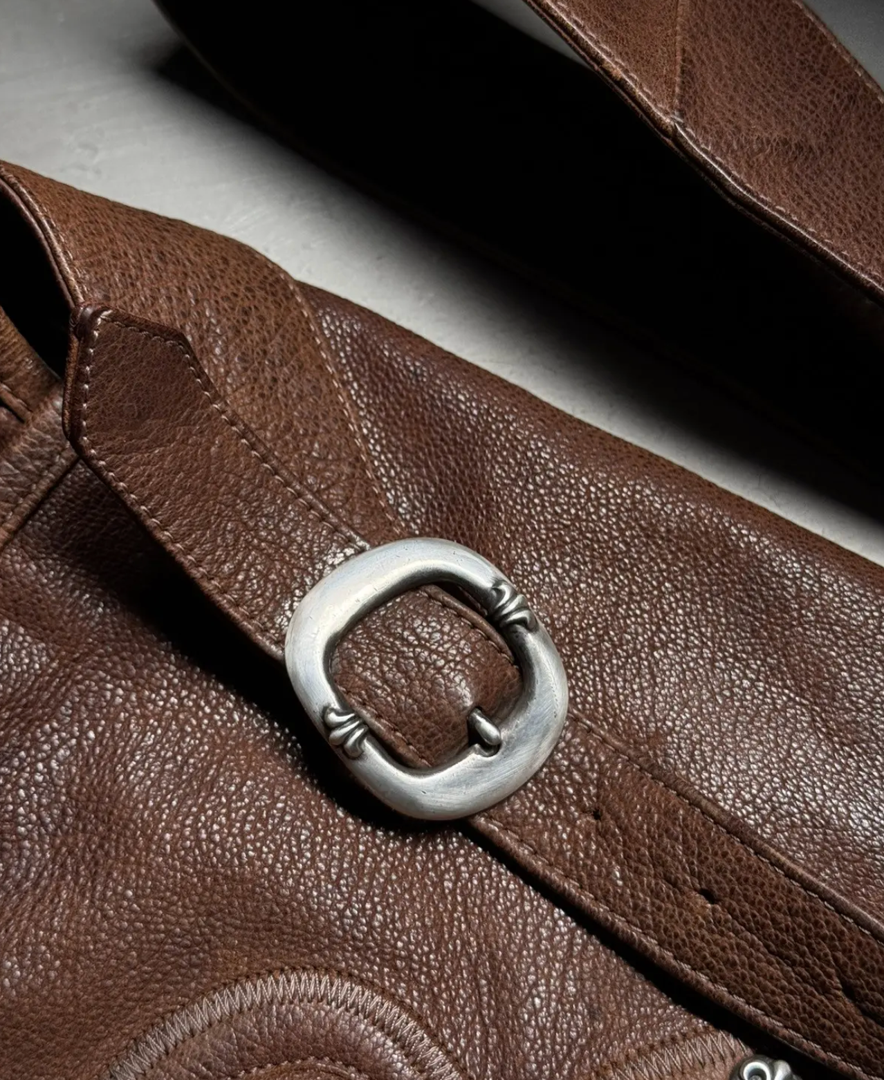 Chrome Hearts vintage archived Leather cross-body