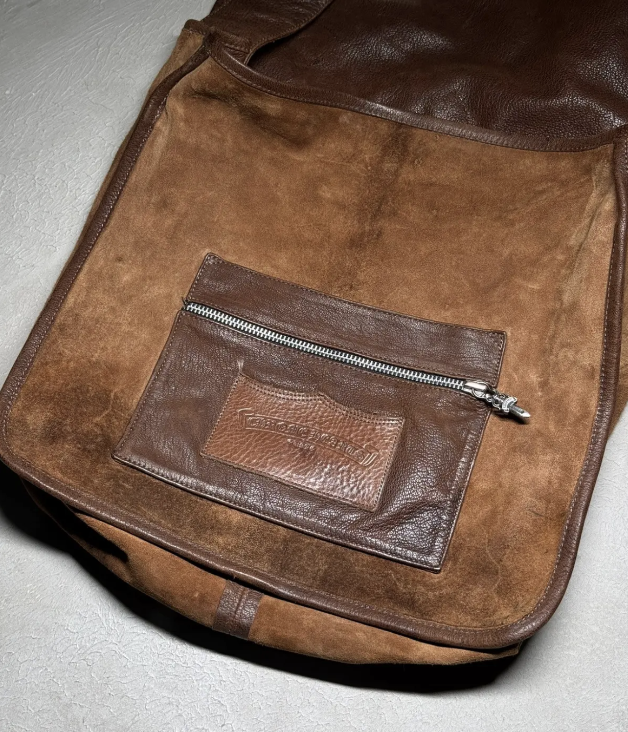 Chrome Hearts vintage archived Leather cross-body