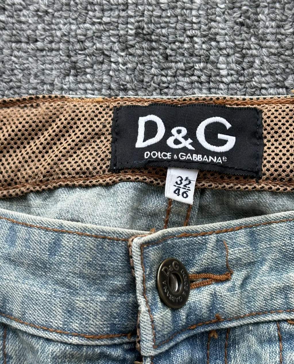 Dolce & Gabbana archive straight fit denim