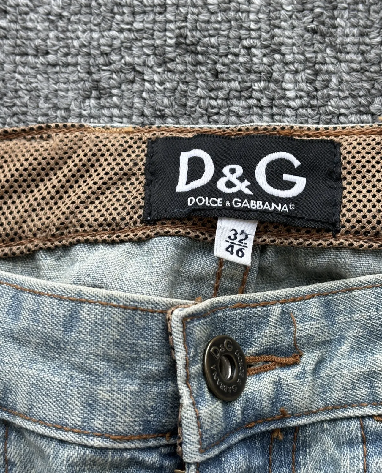 Dolce & Gabbana archive straight fit denim