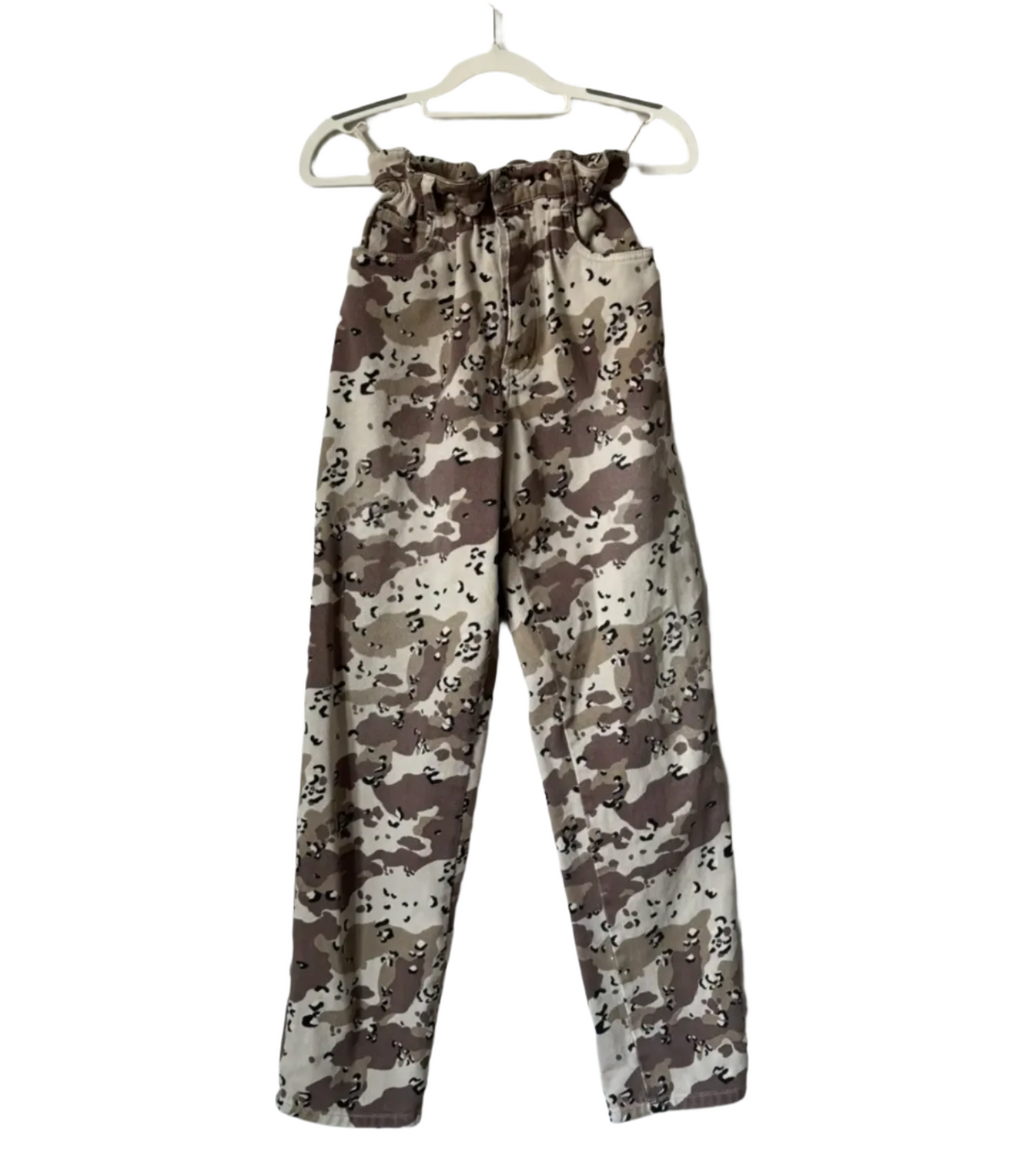 Miu Miu high waisted camo pants